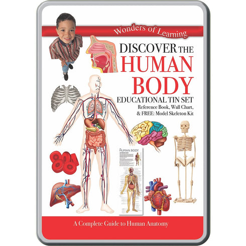 Wonders of Learning Tin Set, Discover The Human Body
