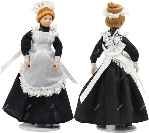 1 12 6 inch Set iland Victorian Dollhouse People for Scale Accessories Miniature Dolls for Dollhouse Little People
