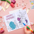 24 24 Funrous Pcs Easter Coloring Books Bulk with Stacking Crayons for Kids Party Favors Happy Easter Activity Books