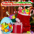 1 2 3 4 5 Toddler Suction Cup Bath Toys, Easter Basket Stuffers Animal Bath Toys for Kids Ages Mold Free Bathtub Window