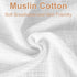 2 Pack (28"x 52") Muslin Fitted Crib Sheets for Baby Girls & Boys-Neutral Breathable Crib Mattress Protector
