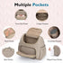 mommore Backpack Backpacks Diaper Bag Small Diaper Stylish Baby Travel Mini Maternity Bags with Insulated Pockets