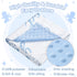 Communion Rtteri Christian Baby Gifts Plush Baby Blanket with Dotted Backing First Gift Baptism Blanket Scripture