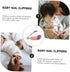 Set SHOWERORO Nail Care Portable Pink Nail Clippers Tweezers Scissors for Newborns Boy Girl Durable Grooming Kit