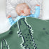 KICPOAY Cute Alligator Crocodile Dinosaur Baby Swaddle Blanket for Boys and Girls, Muslin Baby Receiving Swaddle