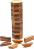 BSIRI Octa Tumbling Tower Game - Wooden Stacking Game for Kids, Adults, and Family, Ideal for Game Night, Party Games,