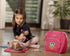 HappyVk Baby Doll Diaper Bag with Doll Changing Pad - Handbag for Girls, Owl Embroidery
