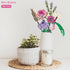 Sets 8+ 8-12 (393PCS) Chodia Flower Bouquet Building Blocks for Adults Mini Pink Rose Lavender Botanical Toys Kits