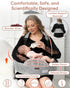 Nursing Pillow for Standing/Sitting Use- Springy Memory Foam for Support & Comfort, Large Breast Feeding Pillow