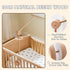 Wonderoo by Wowo 360 Natural Wooden Crib Mobile Arm Foldable & Adjustable Baby Mobile Holder, Smooth Beech Wood Mobile