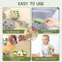 WAJIAYON Baby Food Freezer Tray,Silicone Nibble Freezer Tray,Baby Fruit Food Feeder Teether,Breastmilk Popsicle