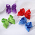 30PCS Big 6 Inch Grosgrain Ribbon Hair Bows for Girls, Toddler Hair Accessories with Alligator Clips