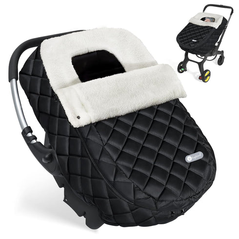 IvyWind Winter Car Seat Cover, Warm Winter Carseat Cover for Baby Boys