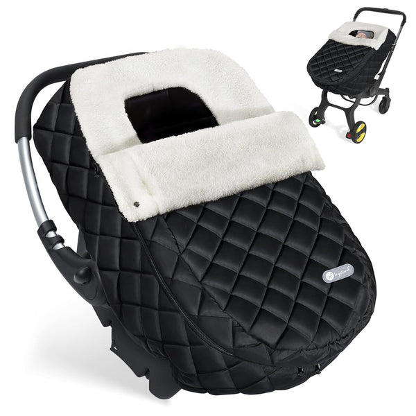 IvyWind Winter Car Seat Cover, Warm Winter Carseat Cover for Baby Boys