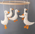Geese Crib Mobile,Hunting Nursery Decor,Goose Mobile,Neutral Nursery Decor, Felt,Natural cot Mobile, Duck Crib Mobile