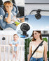 0.24 lb, 3-Speed Mini Baby Fan with Clip for Carrier Stroller, Baby Essentials, Ultra Light Safe Gaps, Rechargeable