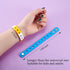 Aoriher Back to School Silicone Charm Bracelets for Kids, 7 Inch Adjustable Rubber Wristband with Holes