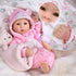 17" 3+ UOFTKIZ Baby Dolls Girl - Real Life Baby Doll, Soft Body Doll with Feeding Toy Kit, Gift for Grandparents