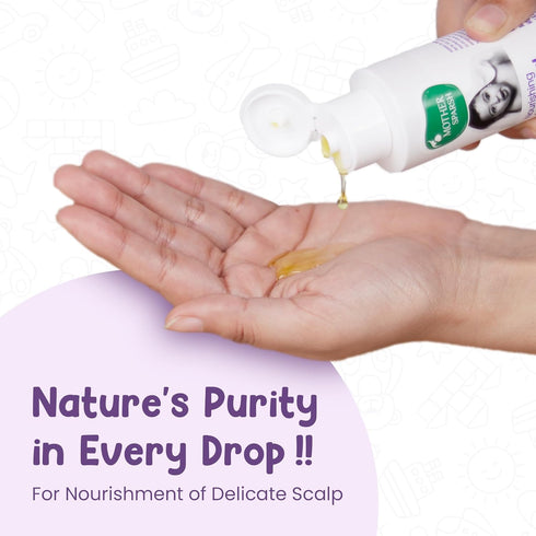 Mother Sparsh 21 100 ML Ayurvedic Baby Hair Oil with Herbs & Oils for Babys Tender Scalp & Hair
