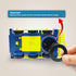 Music Train Toy with LED Light - Colorful Moving Transparent Gears for Kids, Tummy Time Crawling Baby Toys