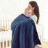 2 Inch Cozy 30x40 Inch Pro Goleem Baby Boy Blanket, Fleece Baby Blankets for Boys with Satin Trim, Super Soft Plush