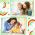 60 Pieces Rainbow Erasers, Cute Classroom Erasers for Kids, St. Patrick's Day Erasers for Office School