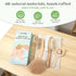 Set, 5 Pack Baby Hair Bush and Comb Wooden Baby Brush with Soft Goat Bristle for Newborns and Toddlers, Perfect