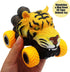 Tipmant Cute RC Car: Remote Control Vehicle Toys for Kids, Realistic Animal Birthday Gifts (Yellow Tiger)
