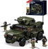 Sluban Military Vehicle Set Building Toy Army Car, Military Off-Road Vehicle Model,