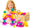 Translucent Building Block Set with Toy Storage Bag, 30 Pcs Light-Passing Stacking
