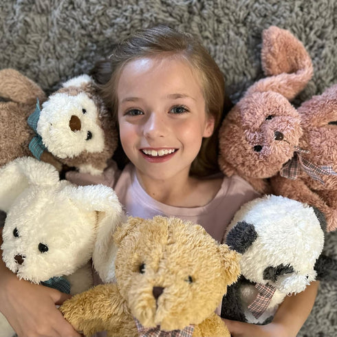 13 inch Set 5Pcs MaoGoLan Stuffed Animals Bulk Plush Toys Bundle Party Favors for Kids Teens Girls - Soft Teddy Bear
