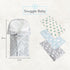 The Swaddle Blanket - White Dots Sleep Sack for Baby Boy & Girl (0-3 Months)