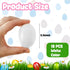 18 PCS Wooden Fake Chicken Eggs,White Wood Nest Egg Faux Egg for Crafts,Nesting Box,Easter,DIY, Help Hens Lay Eggs
