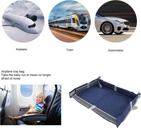 Depisuta Kids Travel Tray Table Cover, Kids Airplane Tray Cover, Airplane Essentials for Toddlers, for Plane Train