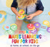 Merka Bath Books for Toddlers - Set of 36 Floating Flashcards with Letters and Numbers for Learning Activities in Bath