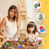 169 120 Pcs Air Dry Clay Colors Modeling Model Magic Clay for DIY Molding Starter Kit with Sculpting Tools,Ultra Light