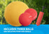 Triumph Sports Rallyball Set, Includes Net Target, Two 3.5" Balls, One 5" Ball, Inflating Pump and Carry Bag