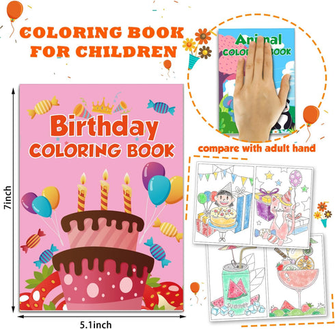 24Pack 4-8, 8-12, 2-4, Summer, Small Coloring Books for Kids Ages Bulk Coloring Books for Kids Ages Kids Birthday Party