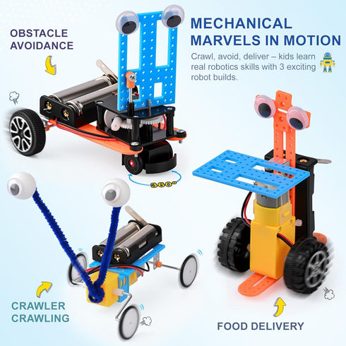 6-12, 6 7 8 9 10 11 12 13 STEM Kits for Kids Ages Science Kits for Kids,DIY STEM Gifts Toys for Year Old Boy Birthday