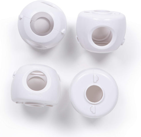 Safety 1st Parent Grip Door Knob Covers - White, One Size, 4 Count (Pack of 1) (HS3260600)
