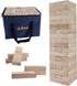 GOTHINK Giant Tumble Tower Game, Large 54pcs Wooden Blocks for Outside Yard Games, Timber Stacking Game Night Toy Gift