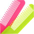 Set 2pcs Gentle Detangling Hair Comb for Newborns - Cradle Cap Brush