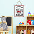 Gwisml Race Car Wall Decor for Boys Room,Race Car Themed Hanging Wood Plaque Sign for Door Decor,I Love You to the Moon
