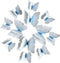 Somotersea 24Pcs 3D Butterfly Wall Decor, Removable Butterfly Decoration for Girls Room, Birthday Party Stickers, Blue