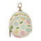 PYBUG Knitted Ball Round Pacifier Storage Case, Polyester & TPU Lined with Hook