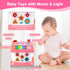 DELUTIQUE 1 1 8 1 6-12 18 Toddler Girl Toys for Year Old, Montessori Toys for Year Old Girl Birthday Gift, In Pink Baby