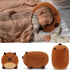 Capybara Plush Toys - 12'' Soft Plush Capybara Pillow, Cute Stuffed Toy, Doll Gift for Kids Girls Boys
