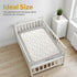 Muslin Diaper Changing Pad, Waterproof Diaper Change Mat Liner for Baby, Reusable Incontinence Underpad for Travel