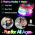 AMENON 24 Pack Glow In The Dark LED Bracelets for Kids/Adults, Flashing Light Up Party Favor, Classroom, Halloween