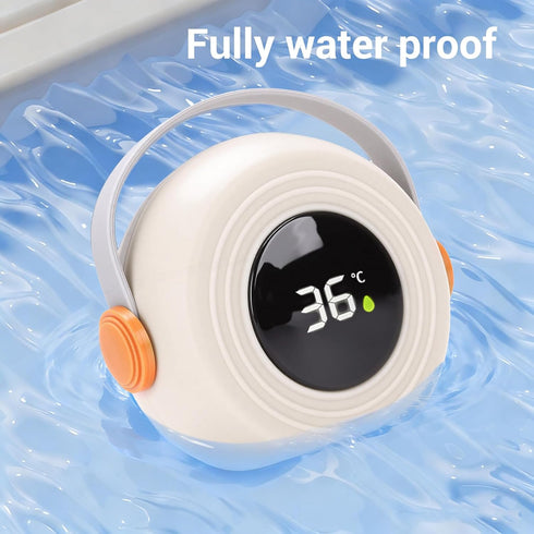 TARSHYRY Swimming Baby Bath Thermometer Cute Speaker Shape Water Proof LED Thermometer Toy for Infant Toddler Bathtub